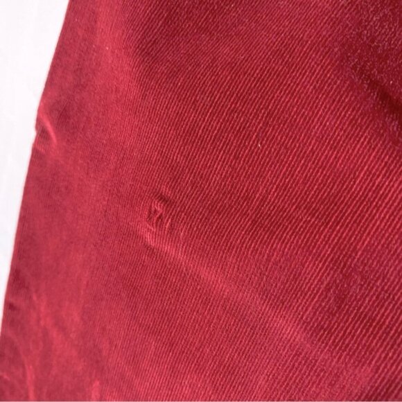 Anthropologie Pilcro Mid Rise Red Corduroy Skinny Pants 32 - Picture 12 of 16